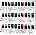 Beeveer Acrylic Key Holder Board with 30 Hooks, Wall Mount Organizer, Clear by Beeveer