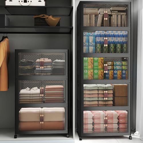 UAMFURI Stackable Storage Bins with Lids, 960QT Lockable Storage Cabinet by UAMFURIDirect