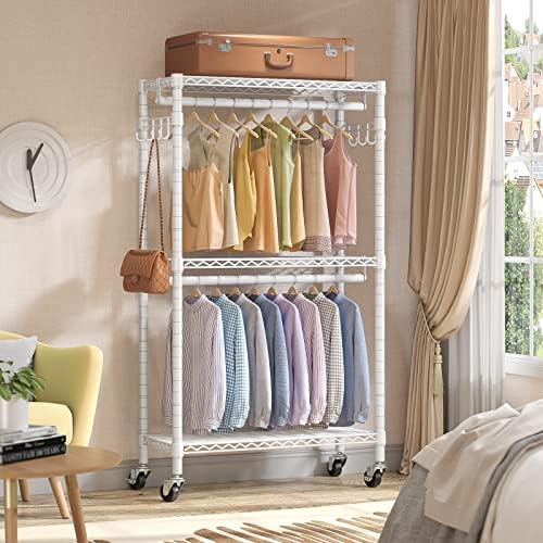 VIPEK R2 Medium Clothes rack for Hanging Clothes Rolling Closet System - Image 2
