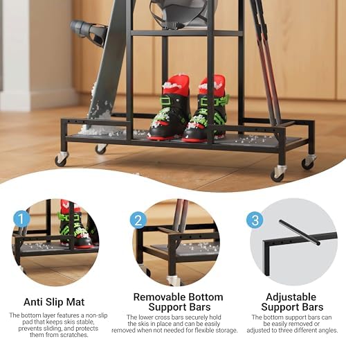 Standing Ski Storage Rack - Image 2