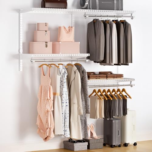 Sturdy Closet Organizer System: 4.4 Ft. Custom Metal Wire Shelving - Image 2