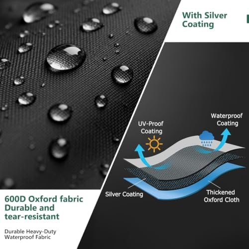 AKEfit Strength Training Cover, Waterproof & Dustproof Gym Rack Cover with Zipper,Fit for Indoor and Outdoor - Image 4