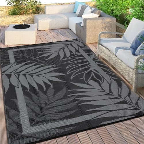 GAOMON Outdoor Rug 9x18 ft Waterproof Reversible Patio Rug - Image 3