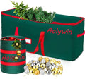2Pcs Christmas Tree Storage Bag Set,Heavy Duty Tree Bag Fit Up to 7.5 ft Artificial Disassembled Trees with Durable Handles,Waterproof Tear-proof Xmas Tree and Ornaments Storage Bag by Unknown