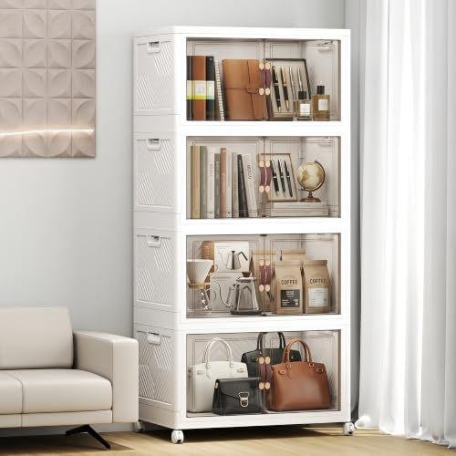 UAMFURI Stackable Storage Bins with Lids, 440QT Lockable Storage Cabinet by UAMFURIDirect