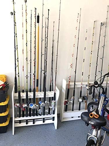 StoreYourBoard Marlin Freestanding Fishing Rod Rack, Holds 24 Rods - Image 6