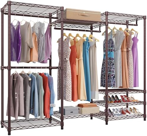 VIPEK V5 Heavy Duty Clothes Rack, Modular Closet System, Bronze by VIPEK