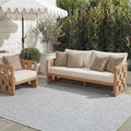 SAFAVIEH Courtyard Outdoor Area Rug 8x10, Large Grey & Navy CY8521-36812 by Unknown