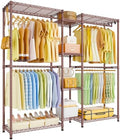 Ulif E4 Clothes Rack, Heavy-Duty Garment Rack Can Be L-Shaped Closet System by Ulif