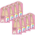 Univivi 40 Inch Dance Costume Garment Bags for Dancers, Pink, 8 Pack by Univivi