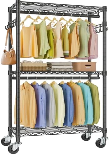 VIPEK R2 Clothes Rack for Hanging Clothes Rolling Clothing Rack Heavy Duty by VIPEK