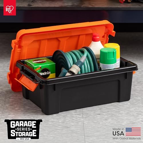 IRIS USA Lockable Storage Bins with Lids, 12 Gallon Heavy Duty, 2 Pack - Image 3
