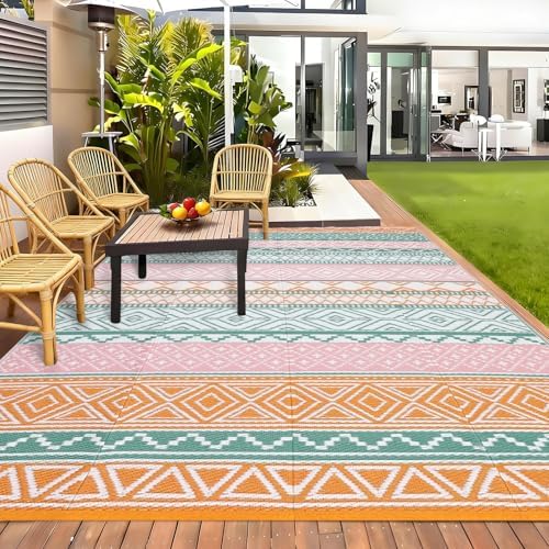 GAOMON Outdoor Rug 9x18 ft Extra Large Waterproof Patio Rug - Image 4