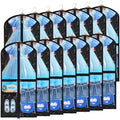 Geelin 14 Pcs Garment Bags for Dance PVC Clear, Translucent Black by Geelin