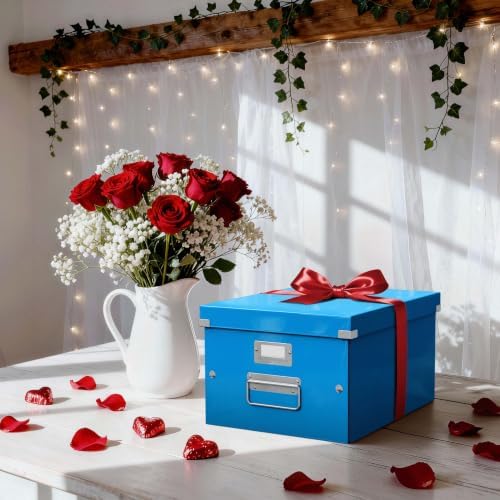 Leitz A5 Storage Box, Click and Store Range 60430001 - Small, Blue Storage Box A4 - Image 2