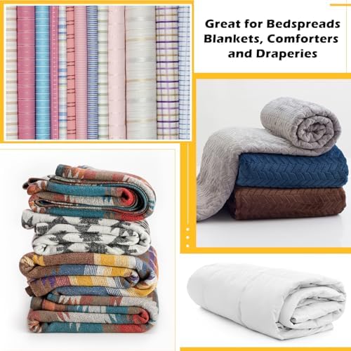 Leinuosen 20 Pack Gold Blanket Hangers 18 Inch Wide Heavy Duty Hangers for Quilts, Table Cloths, Comforters with Nonslip Vinyl Coated for Closet Sleeping Bags Storage - Image 6