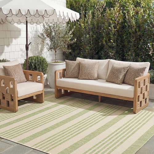 SAFAVIEH Courtyard Outdoor Area Rug 9x12, Large Beige CY6062-218 by Unknown