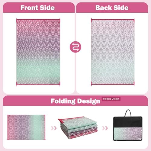 Lahome Outdoor Rugs 8x10 Waterproof, Plastic Large Outdoor Rug for Patios - Image 4
