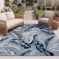 SAFAVIEH Washable Rug Outdoor Cabana Collection - 6'5" x 9'6", Black & Grey, Non-Shedding & Easy to Clean, Ideal for Patio, Backyard, Mudroom (CBN452H) by Unknown