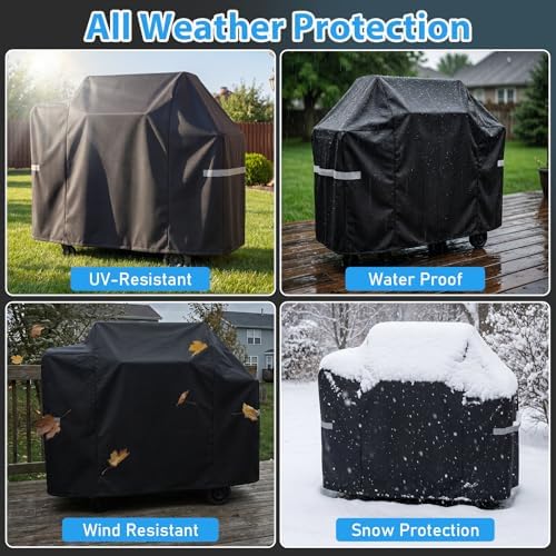 Utheer 600D Waterproof Grill Cover for Pit Boss Navigator 850 1300 1250 - Image 6