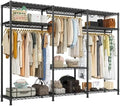 Raybee Clothes Rack, Freestanding Closet Storage System, 3 Rods 9 Shelves by Raybee