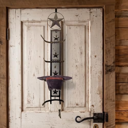 BestGiftEver Cowboy Hat Rack for Wall - Metal Hat Holder & Western Display - Image 3