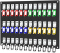 36 Hooks Acrylic Key Board with Numbers, Wall Mount Key Holder Rack with 36 Tags, Key Storage Organization, Black Hanging Board for Garage, Car Dealer, Office, Home, Hotel, Real Estate, School by Nalwort