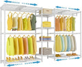 VIPEK X3 Expandable Heavy Duty Clothes Rack Closet Organizer System White by VIPEK