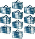 VENO 10 Pack Heavy Duty Moving Bags, Extra Large Storage Bags with Reinforced Handles & Strong Zippers, Foldable & Reusable Moving Box Alternative for Clothes & Dorm Storage by Veno
