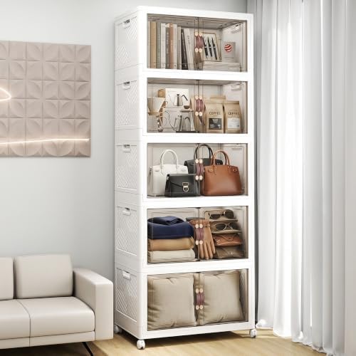 UAMFURI Stackable Storage Bins with Lids, 550QT Lockable Storage Cabinet by UAMFURIDirect