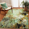 Liora Manne Marina Indoor/Outdoor Power Loomed Synthetic Blend Low Profile Area Rug - Contemporary Graphic Casual Colorful (Cirque Multi) (7'10" x 9'10") by LushDecor