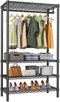 VIPEK V1 Wire Garment Rack, 4-Tier Clothes Rack, Freestanding Closet, Black by VIPEK