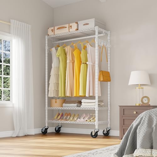VIPEK R3 Rolling Clothing Rack Portable Garment Rack for Hanging Clothes - Image 2