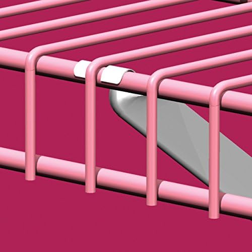 ClosetMaid Wire Shelving Support Brackets for 12 in. & 16 in. Deep Shelves, 12-Pack, with Anchors & Pins for Installation, White - Image 4