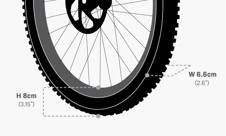 Topeak Swing-Up EX Bike Holder – Adjustable Wall-Mount Bicycle Storage Rack with Swing Mechanism, Space-Saving Design, Fits Tires up to 2.35”, Aluminum and Steel Construction, Easy Installation - Image 2