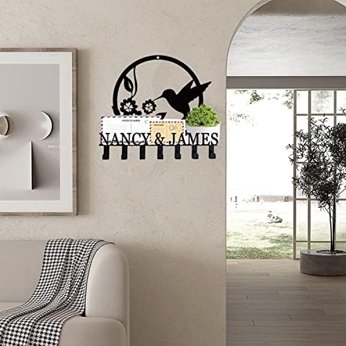 Mail and Key Holder for Wall, Hummingbird Holder Organizer with Hook, Key Hanger Decor for Kitchen, Entryway, Hallway, Office, Doorway Housewarming Gifts New Home - Image 2
