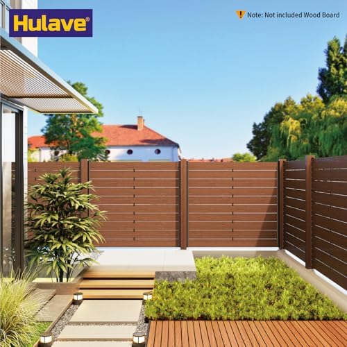 4-Pack 5FT U-Shaped Metal Fence Posts (H: 56.7″), No-Dig Hard Surface Mount for Privacy Fences, Garden, AC Units, Pool Equipment, and Trash Can Enclosures Matte Black - Image 6