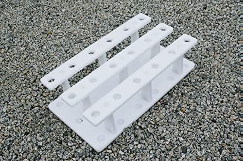 18 Pole Fishing Rod Holder Rack for Garage Heavy Duty Outdoor Boat Dock Storage - Image 2
