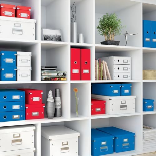 Leitz A5 Storage Box, Click and Store Range 60430001 - Small, Blue Storage Box A5 - Image 6