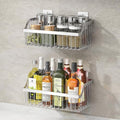 SUS304 Stainless Steel Wire Basket, Hanging Wall Organizer Cabinet Storage Basket, Wall Mounted Shelves for Home Kitchen Bathroom, 2-Pack by kaileyouxiangongsi