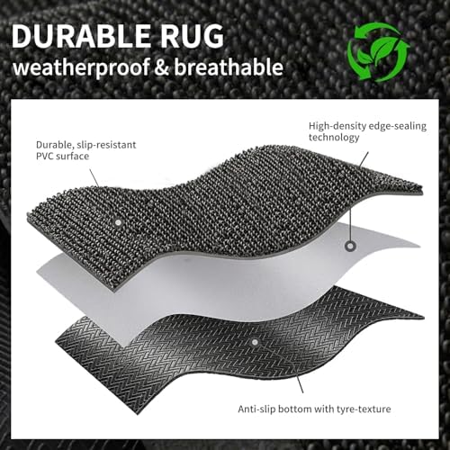 Customized Commercial Entrance Rugs for Business with Anti-Slip Rubber Backing Outdoor Washable Welcome Mats Entryway Carpets No Size Limit Suitable for Hotel Restaurant Office and Shopmall - Image 2