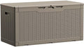 Devoko 100 Gallon Waterproof Resin Deck Box, Large Outdoor Storage Box by DEVOKO