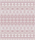 Gertmenian Indoor Outdoor Bohemian Area Rug - 8x10 Large, Fade Resistant, Ideal for High Traffic in Living Room, Bedroom, Patio - Moroccan, Pink, 27111 by Gertmenian