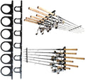 Rush Creek Creations Ceiling Fishing Rod Holder for 6 Rods, Fishing Gear (Pack of 12) by RushCreekCreations