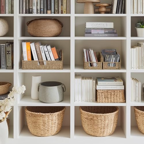 StorageWorks Seagrass Storage Baskets, Pantry Organizers and Storage,3-Pack - Image 6