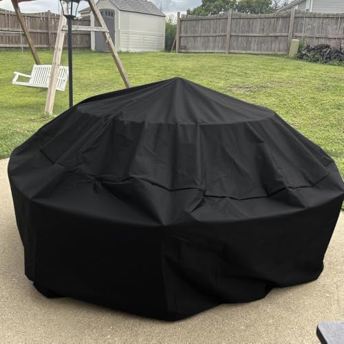 Round Picnic Table Cover for 6 - 8 Person Outdoor Bench Patio Picnic Tables - Image 7