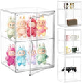 Attelite Acrylic Display Case for Figures 3 Adjustable Layers 4Pack by Attelite