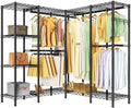 Golpart Heavy Duty Clothes Rack Metal Wardrobe with Adjustable Wire Shelves by Golpart