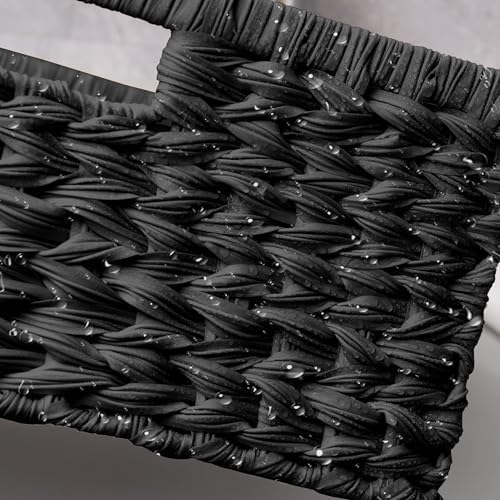 GRANNY SAYS Storage Baskets for Organizing, Waterproof Black Basket, 1-Pack - Image 3