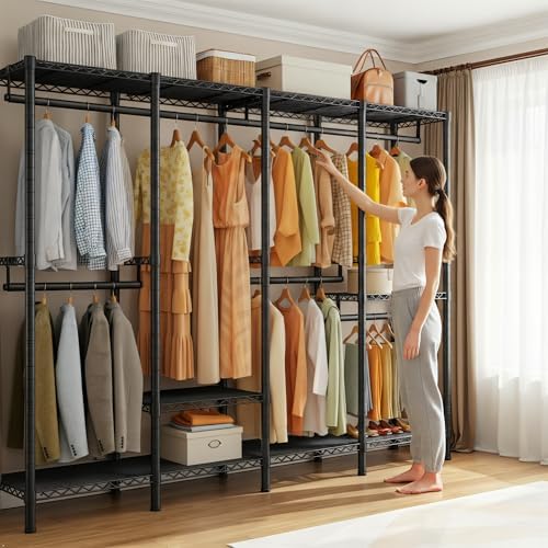 Raybee Heavy Duty Clothes Rack, 1150lbs Capacity, Adjustable - Image 2